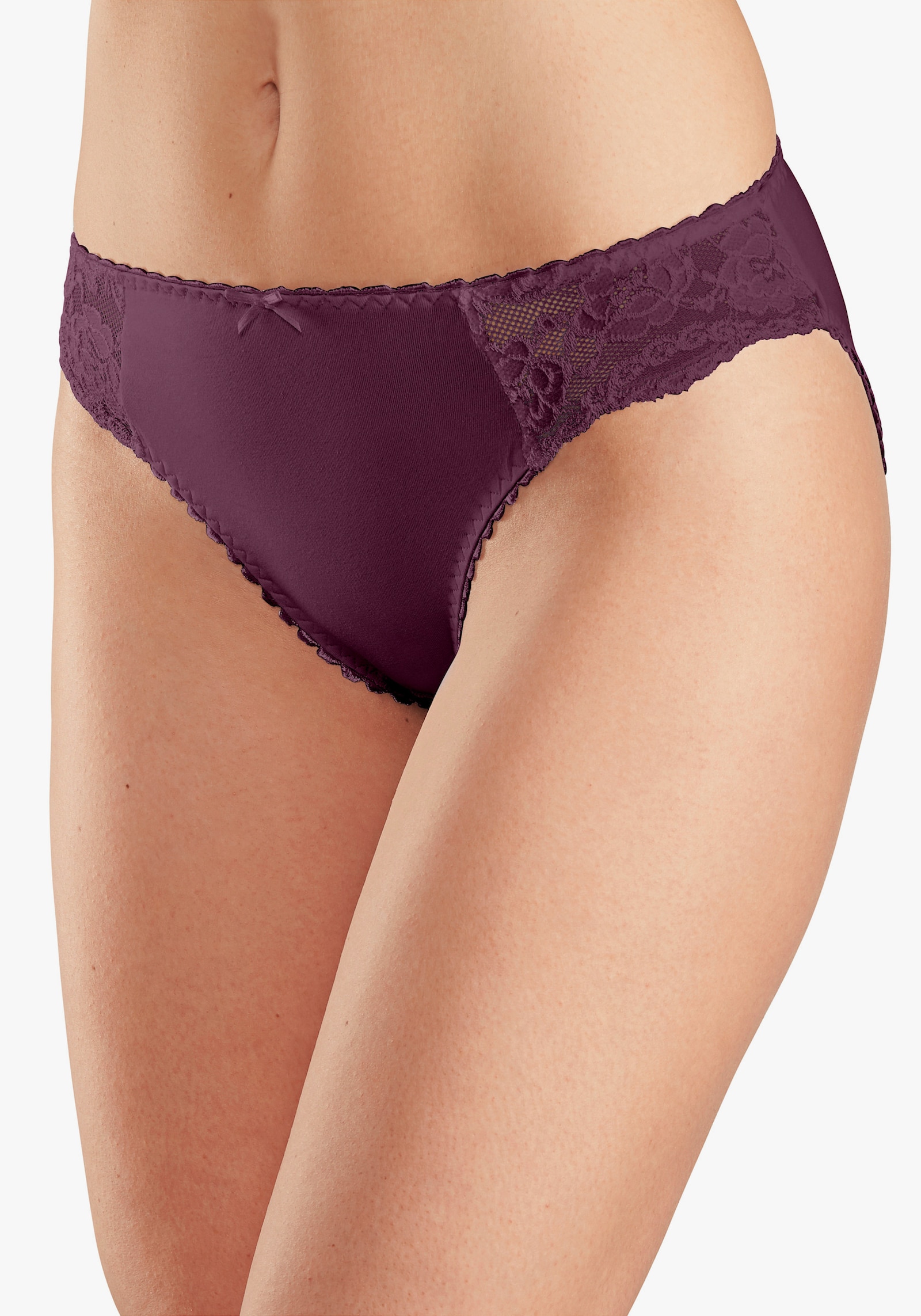 petite fleur by Lascana Jazz-pants slips - marine, paars, crème
