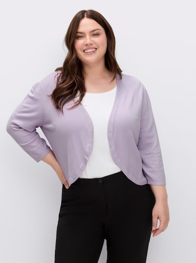 Bolero in Feinstrick-Qualität - flieder