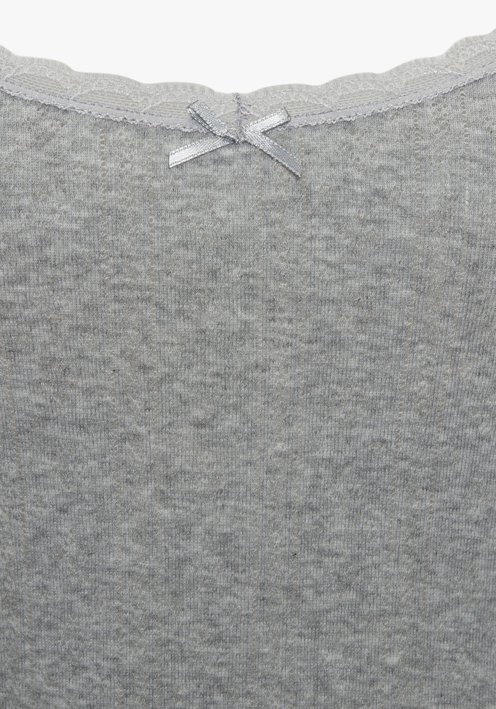 Vivance Unterhemd - grau meliert, creme