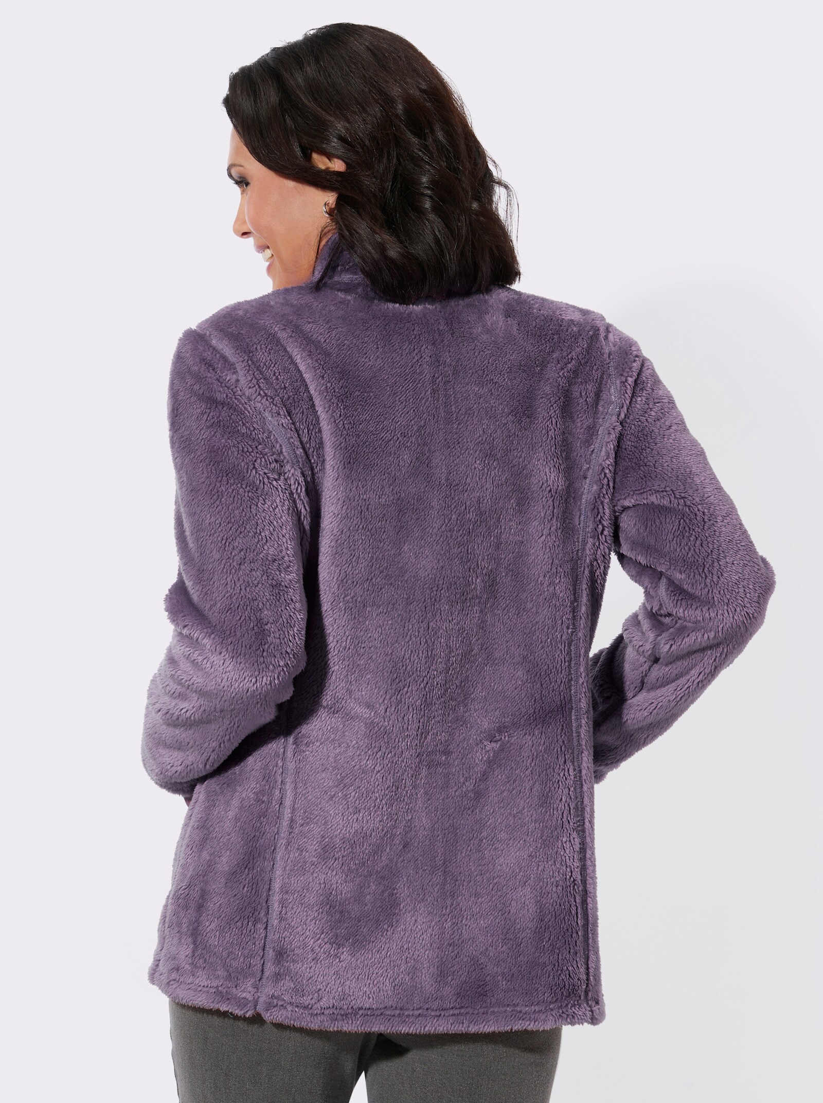 Wendejacke mit Wende-Funktion - flieder-feige