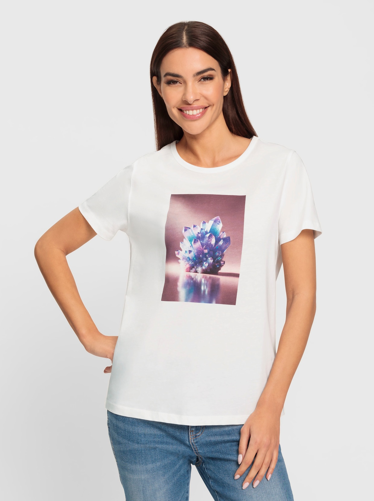 heine Shirt met korte mouwen - wit