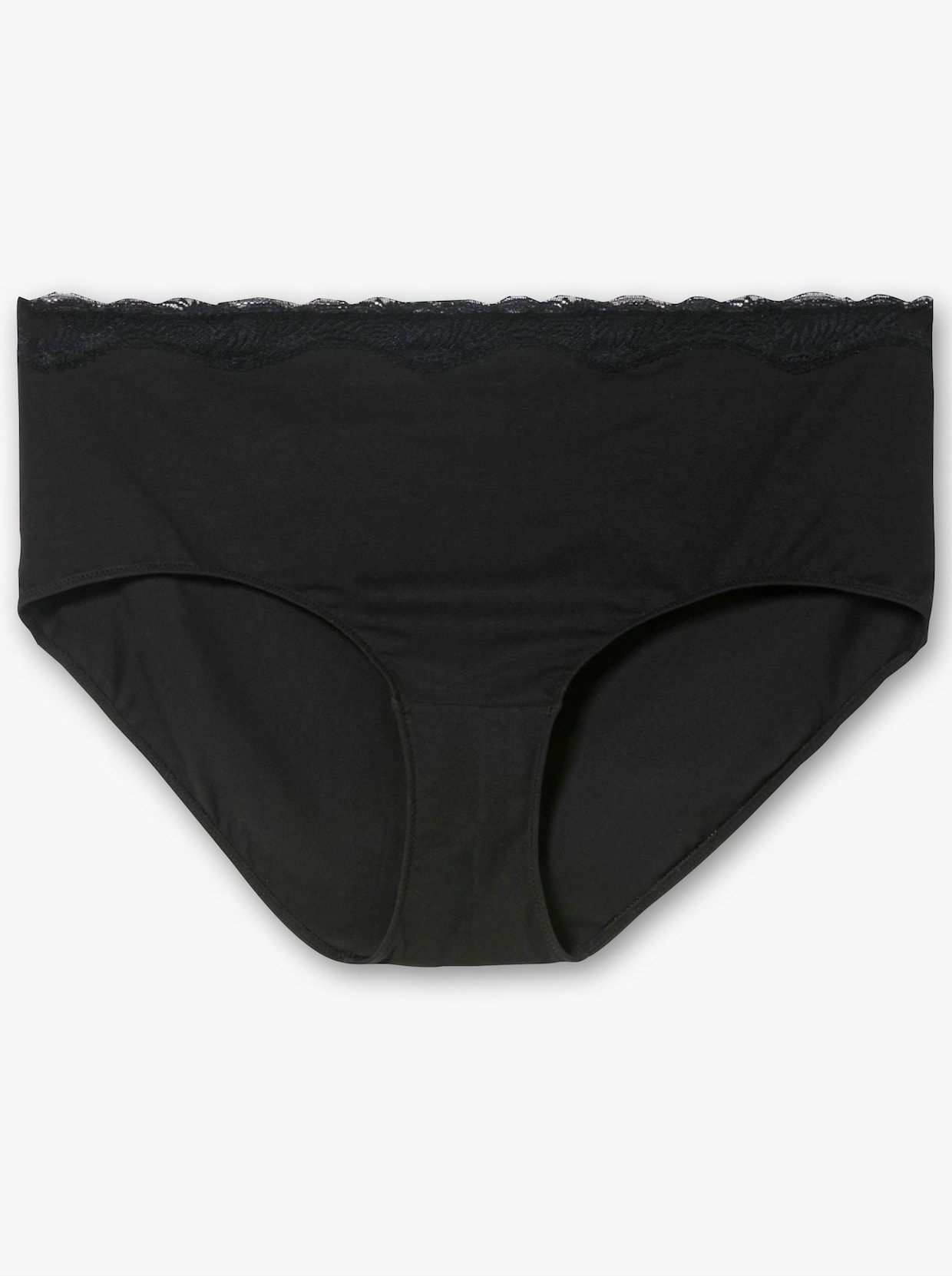 sheego Slip - zwart + zwart