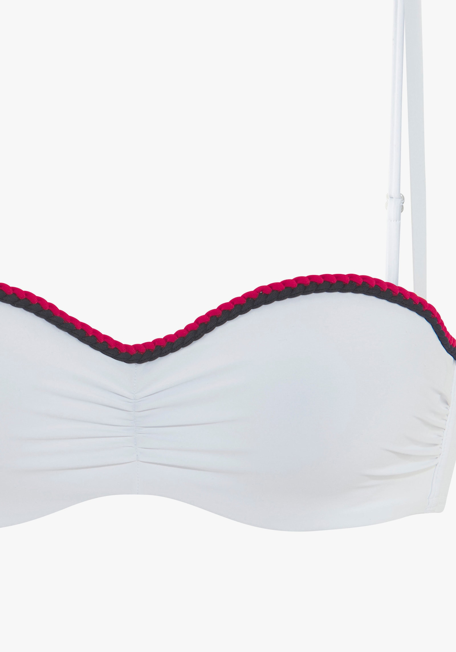 s.Oliver Bügel-Bandeau-Bikini-Top - weiss
