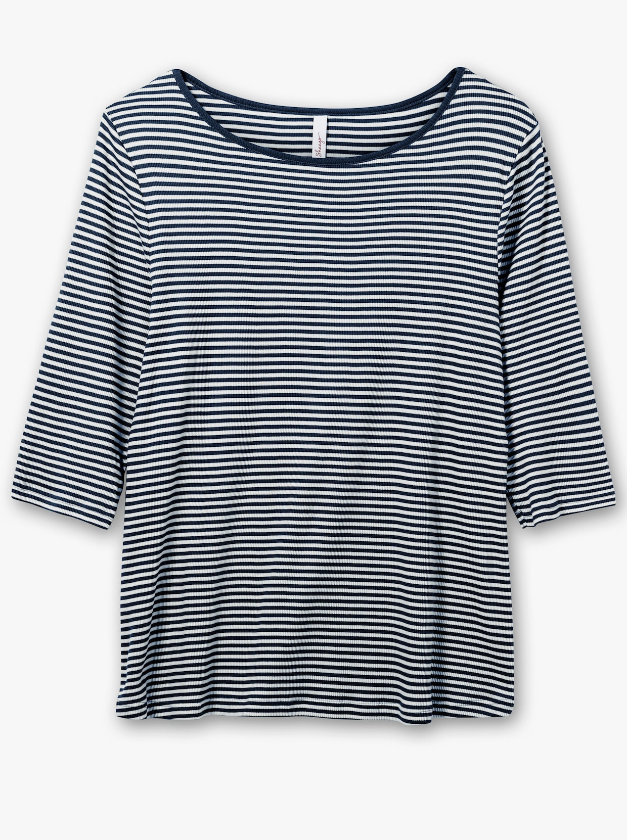 sheego Streepjesshirt - marine