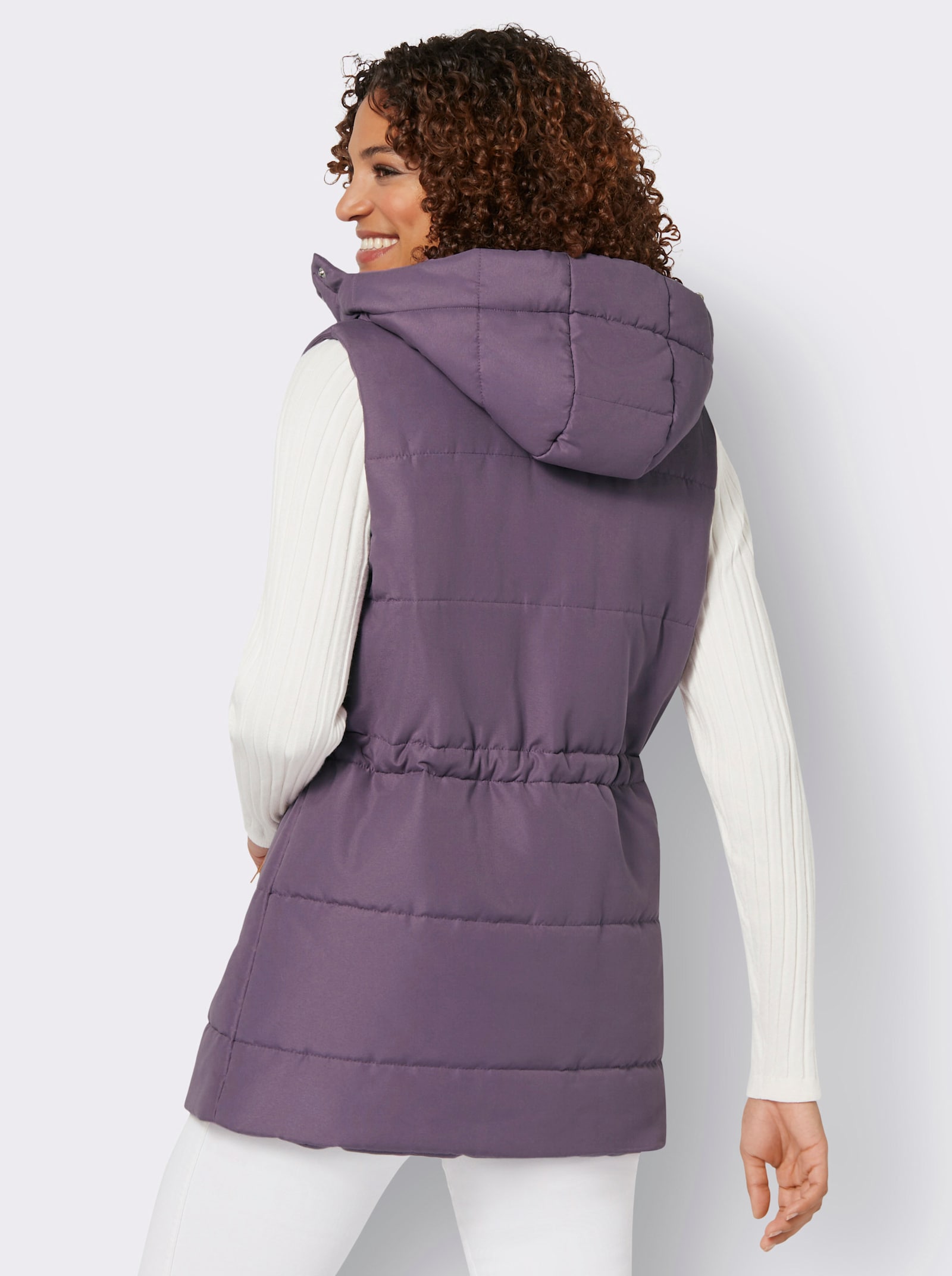 Longweste mit Taillenregulierung - feige