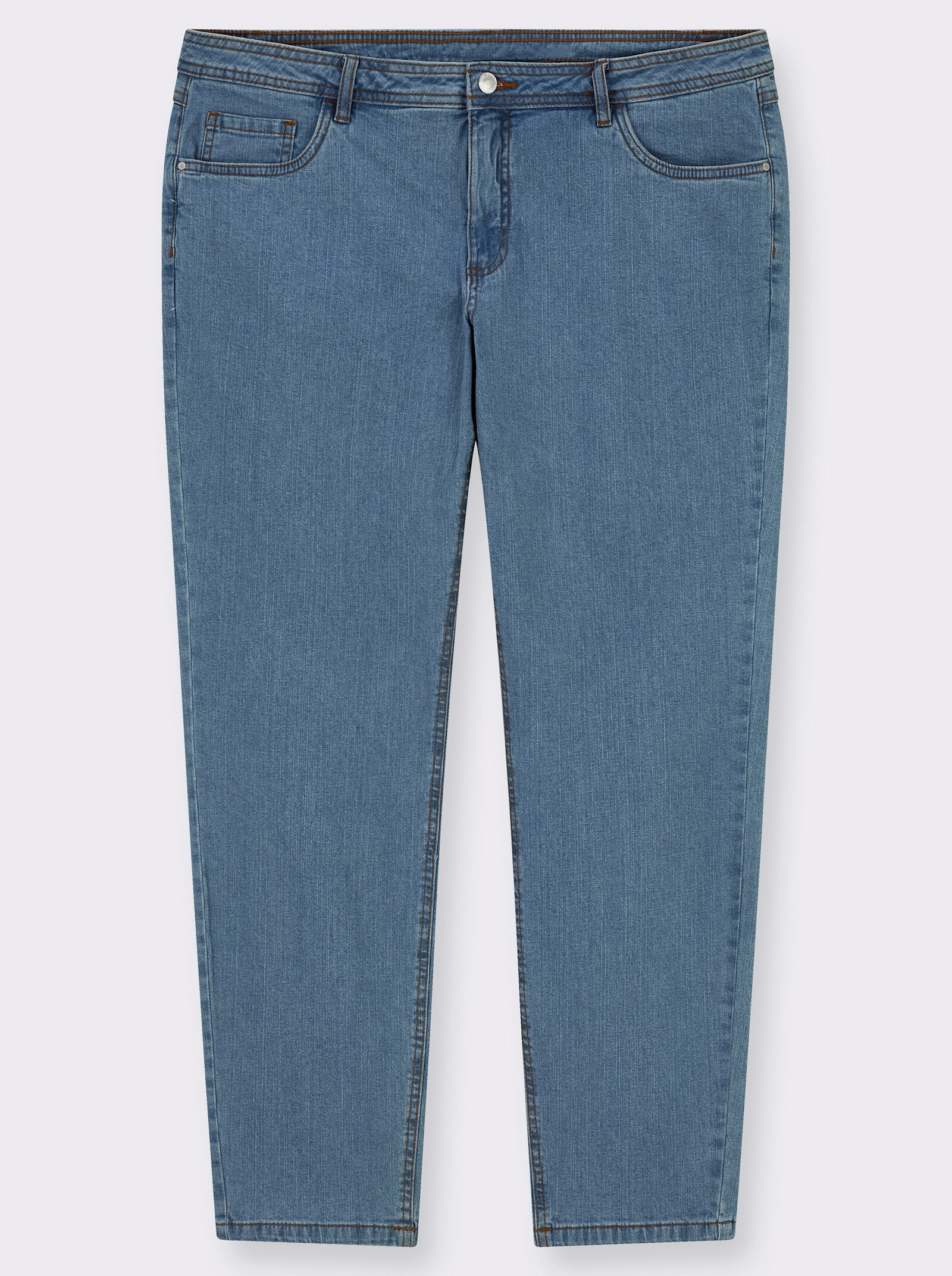 5-Pocket-Jeans mit schmalen Beinen - blue-bleached