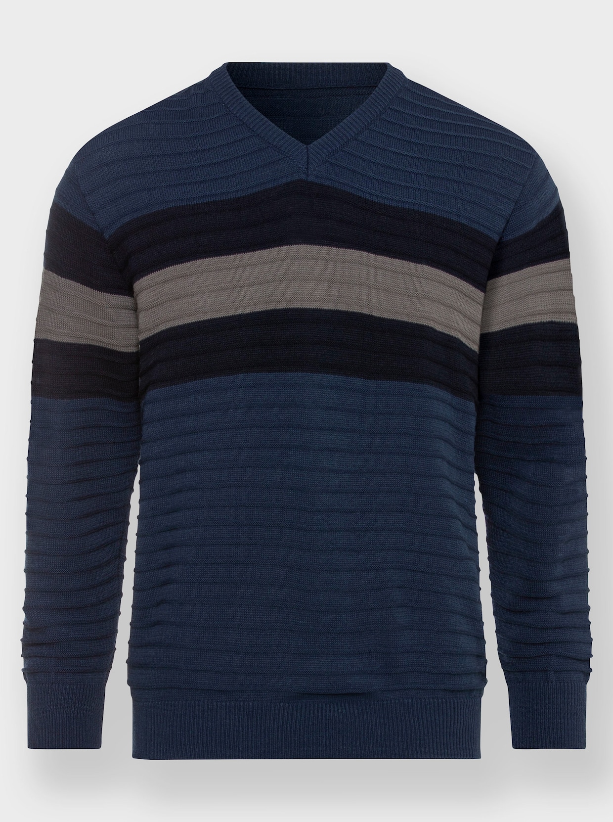 Marco Donati Pullover - marine-gestreift