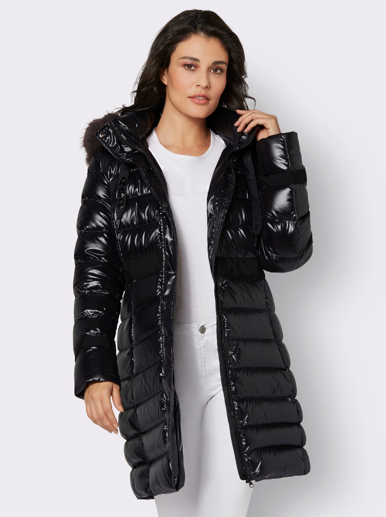 manteau en duvet - noir