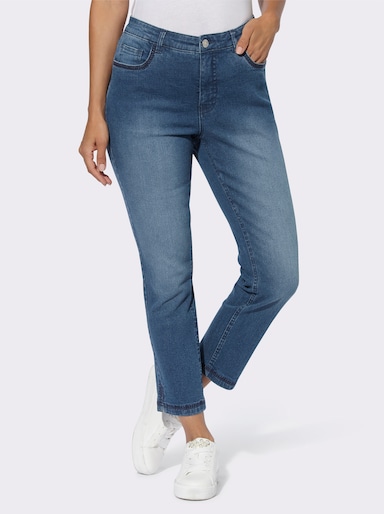 7/8-Jeans - blue-stone-washed