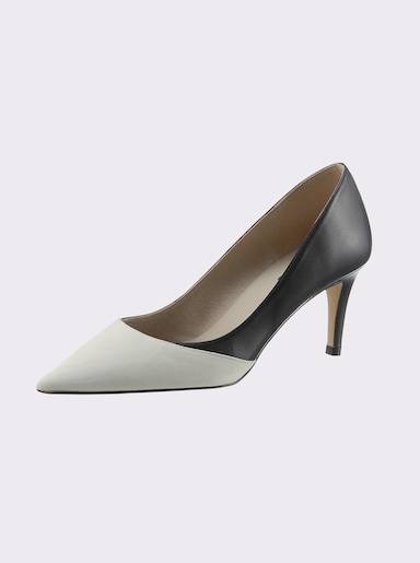 heine Pumps - champagner-schwarz