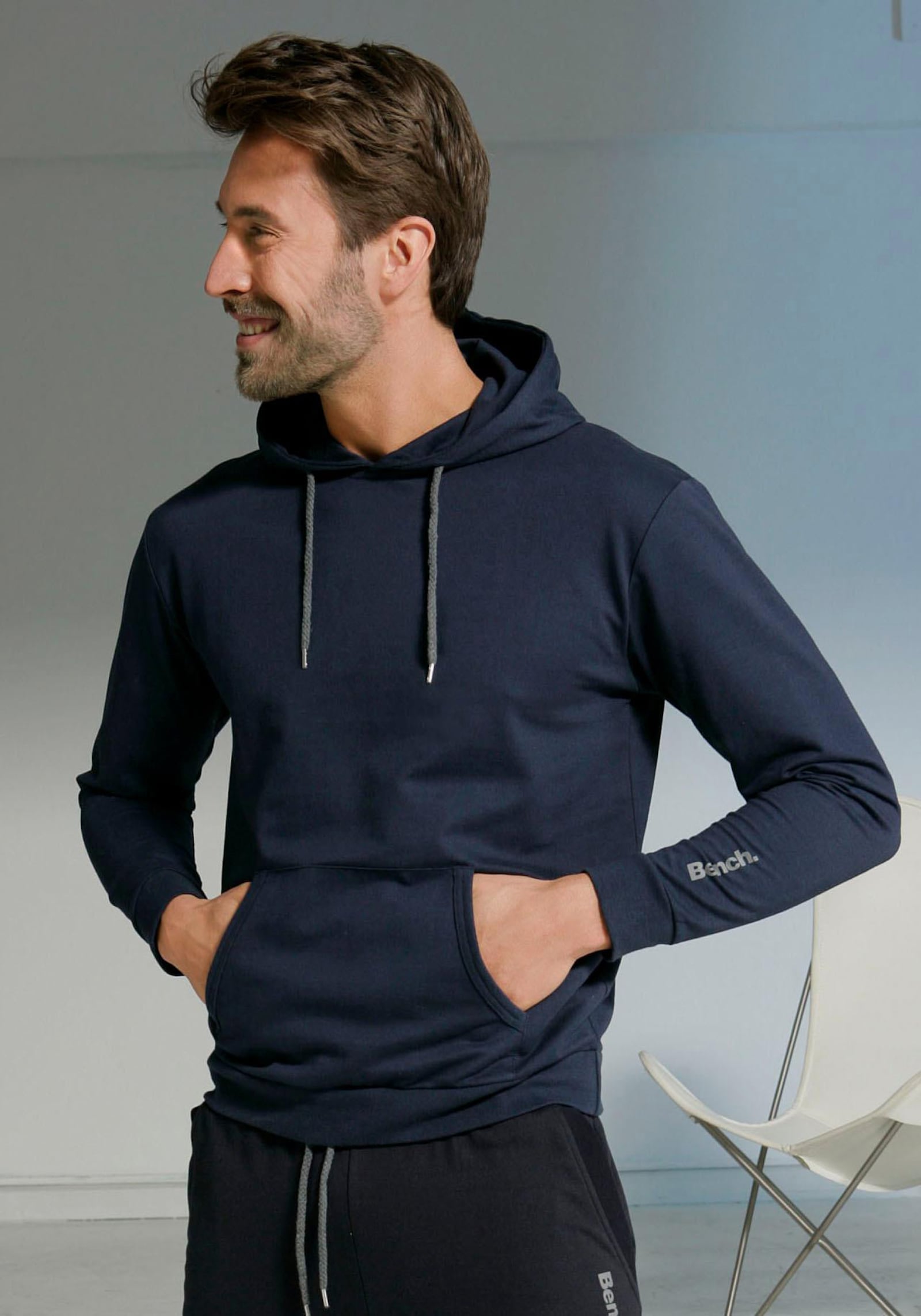 Bench. Loungewear Hoodie - navy