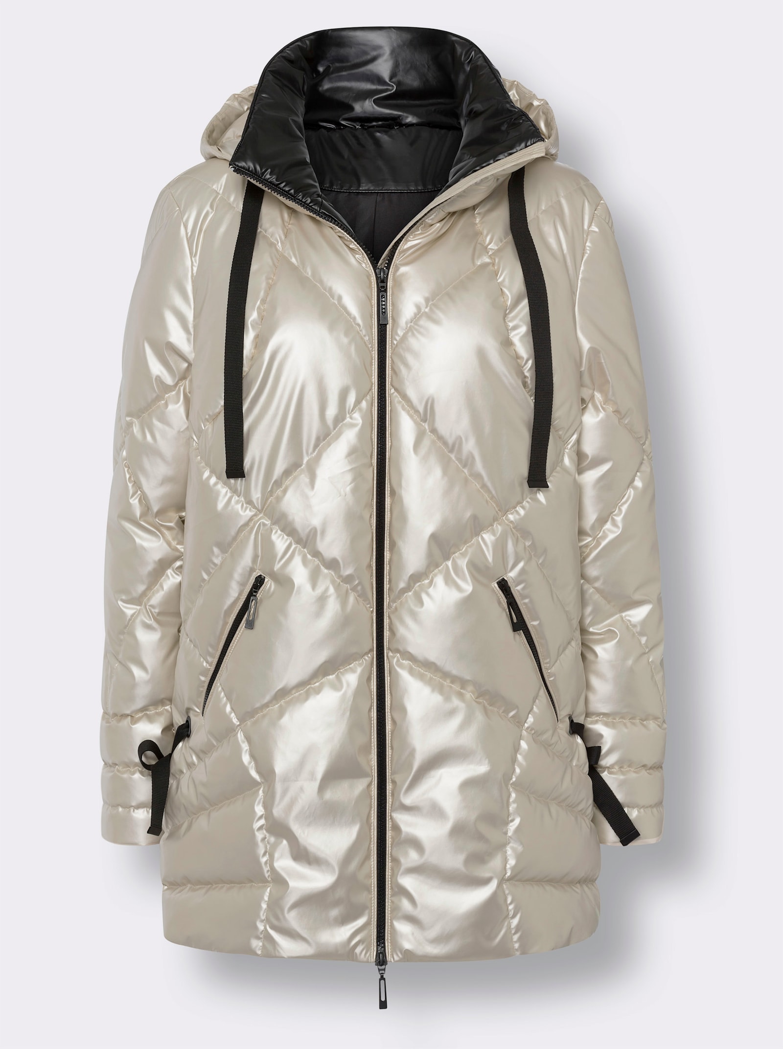 heine Gewatteerde jas in metallic look - metallic