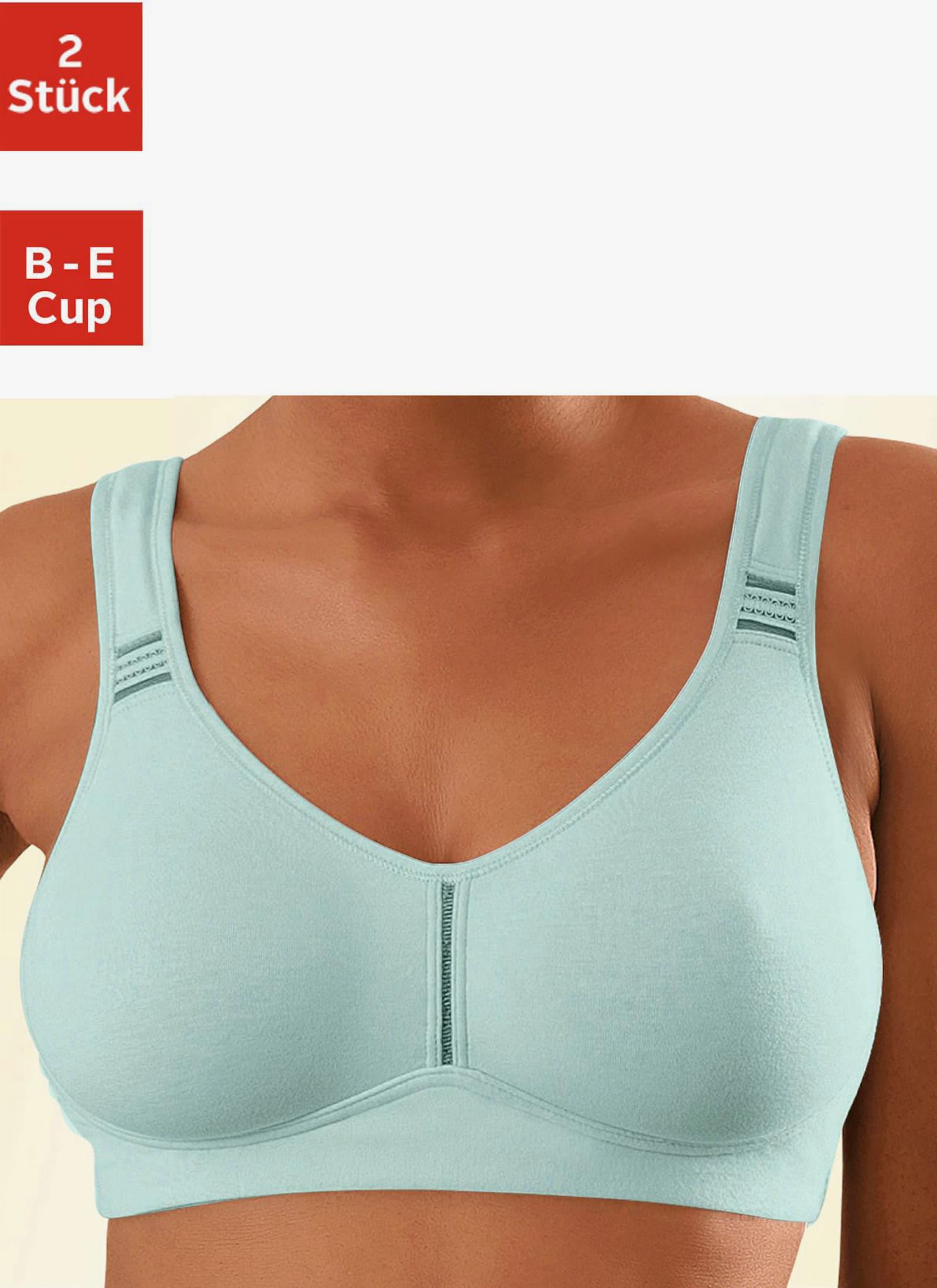 petite fleur T-shirtbeha - mint+wit