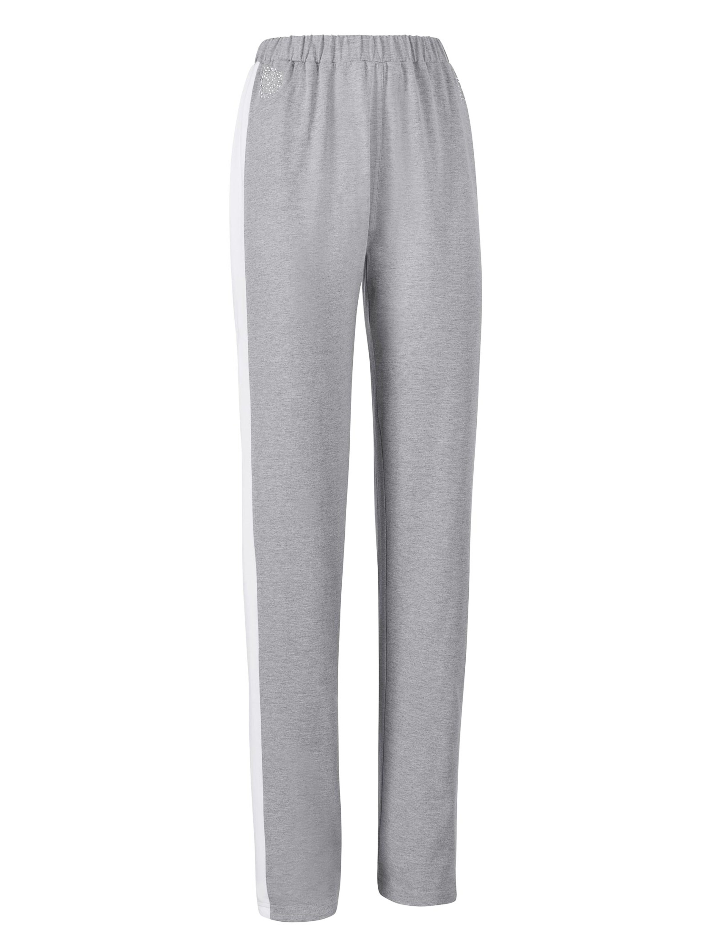 Hose - grau-weiß