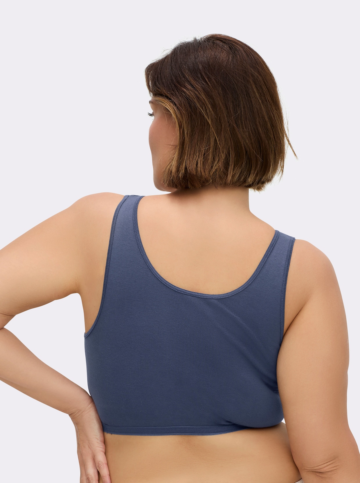 Speidel Bustier - marine + weiß + bordeaux