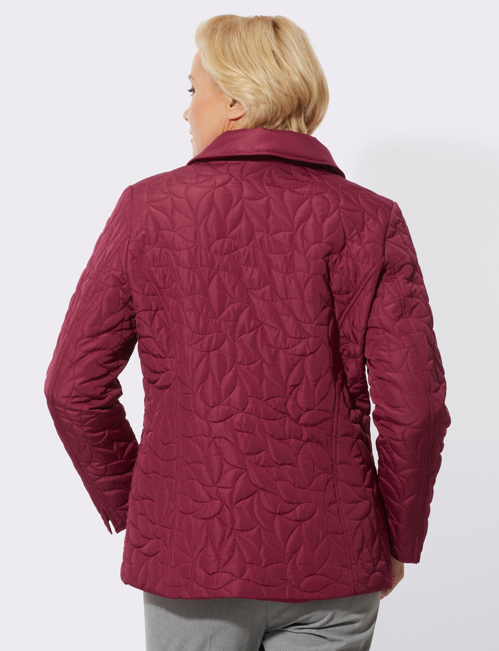 Steppjacke in wärmender Qualität - bordeaux