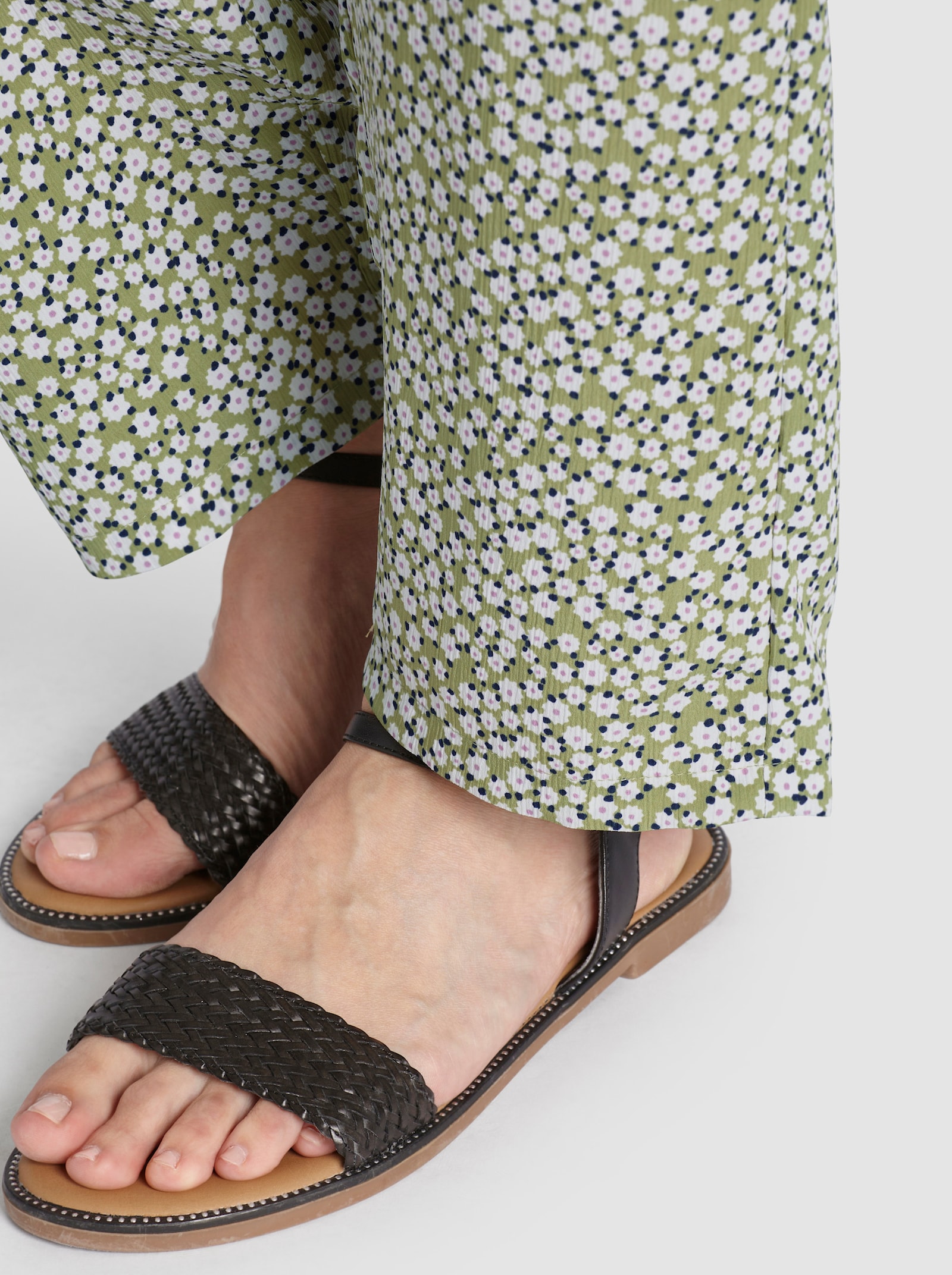 Schlupfhose im Doppelpack - schilf + schilf-weiß-bedruckt