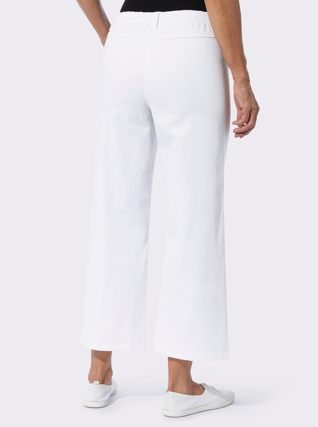 7/8-jeans - blue-bleached + wit