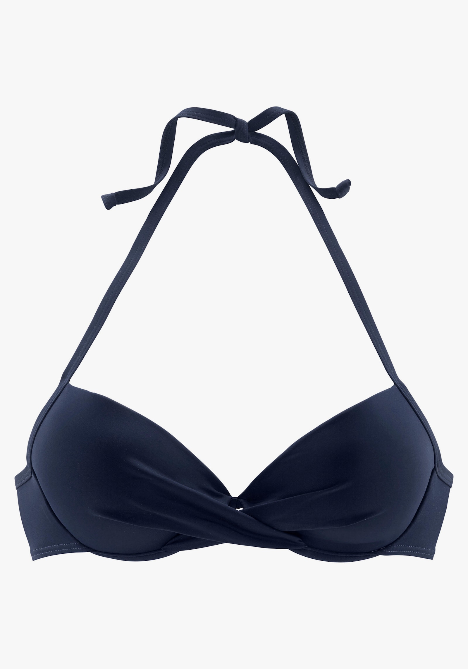 s.Oliver Bikini-Oberteil mit Push-up-Effekt - marine