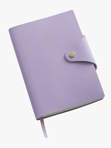 heine home Memoboekje - paars