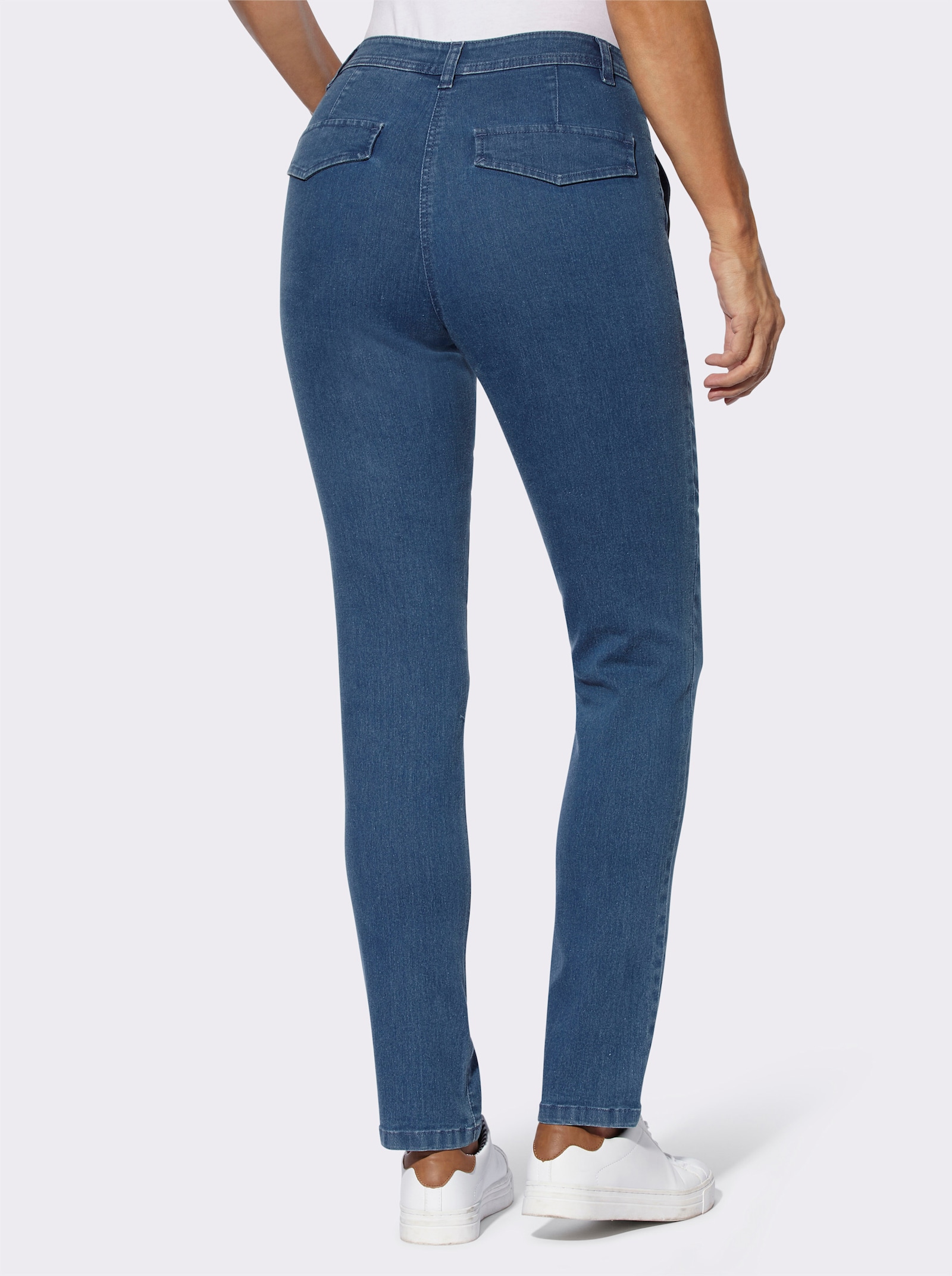 Jeans in Stretch-Qualität - blue-bleached