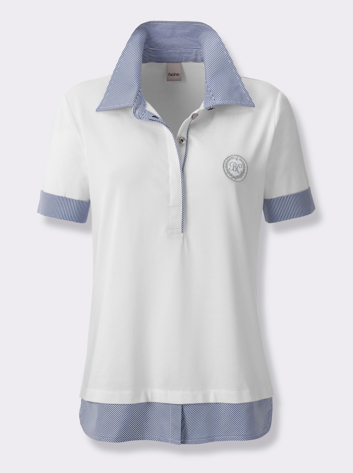 heine polo - blanc