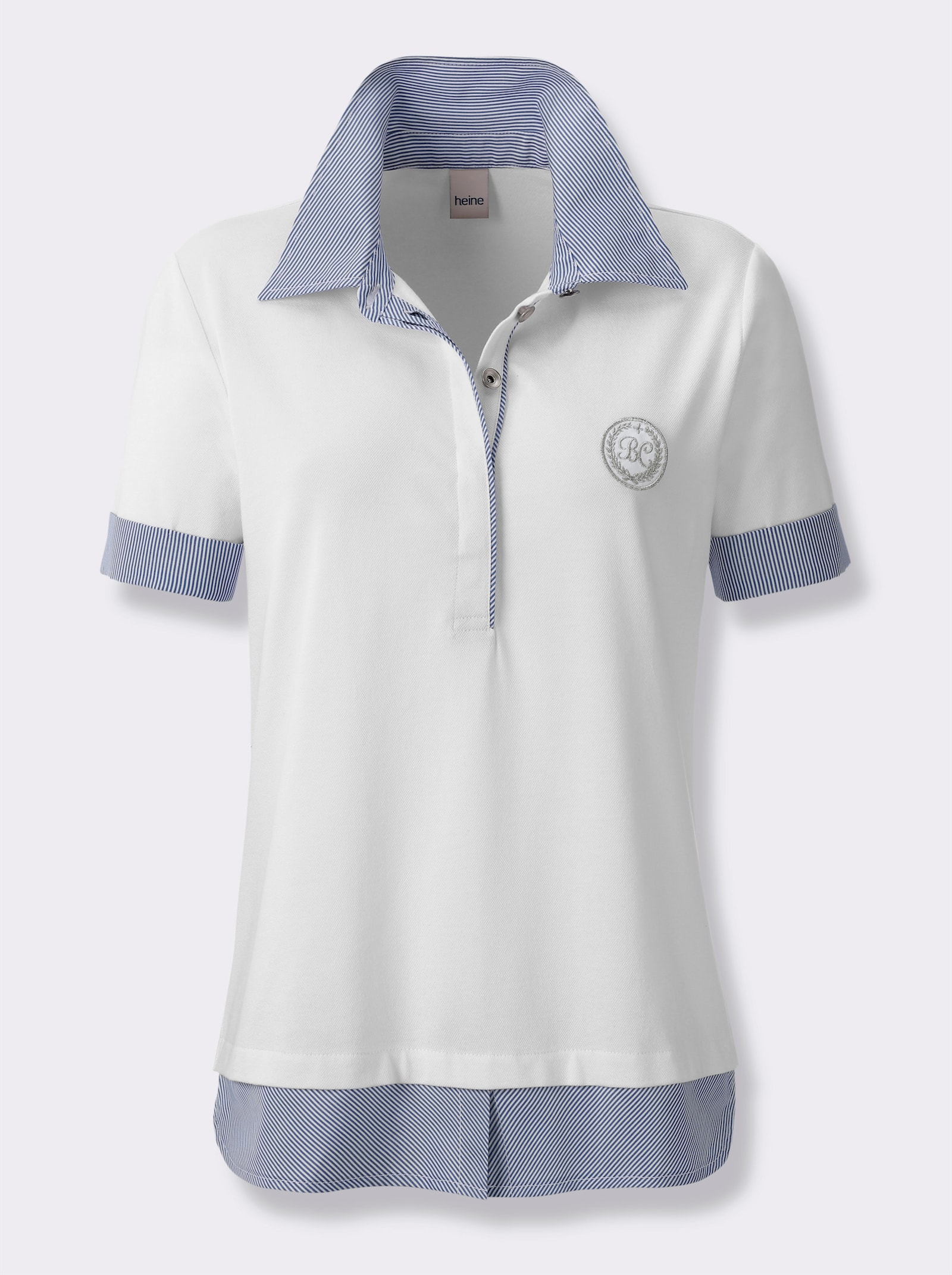 heine Polo effet 2 en 1 - blanc