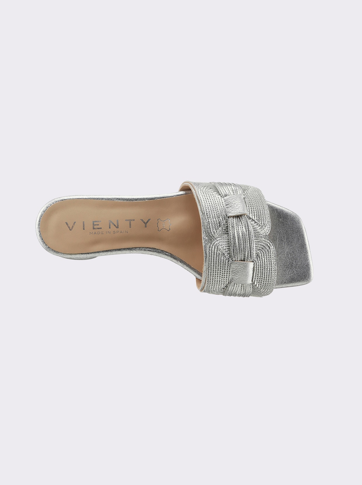 heine Slippers - Zilverkleur