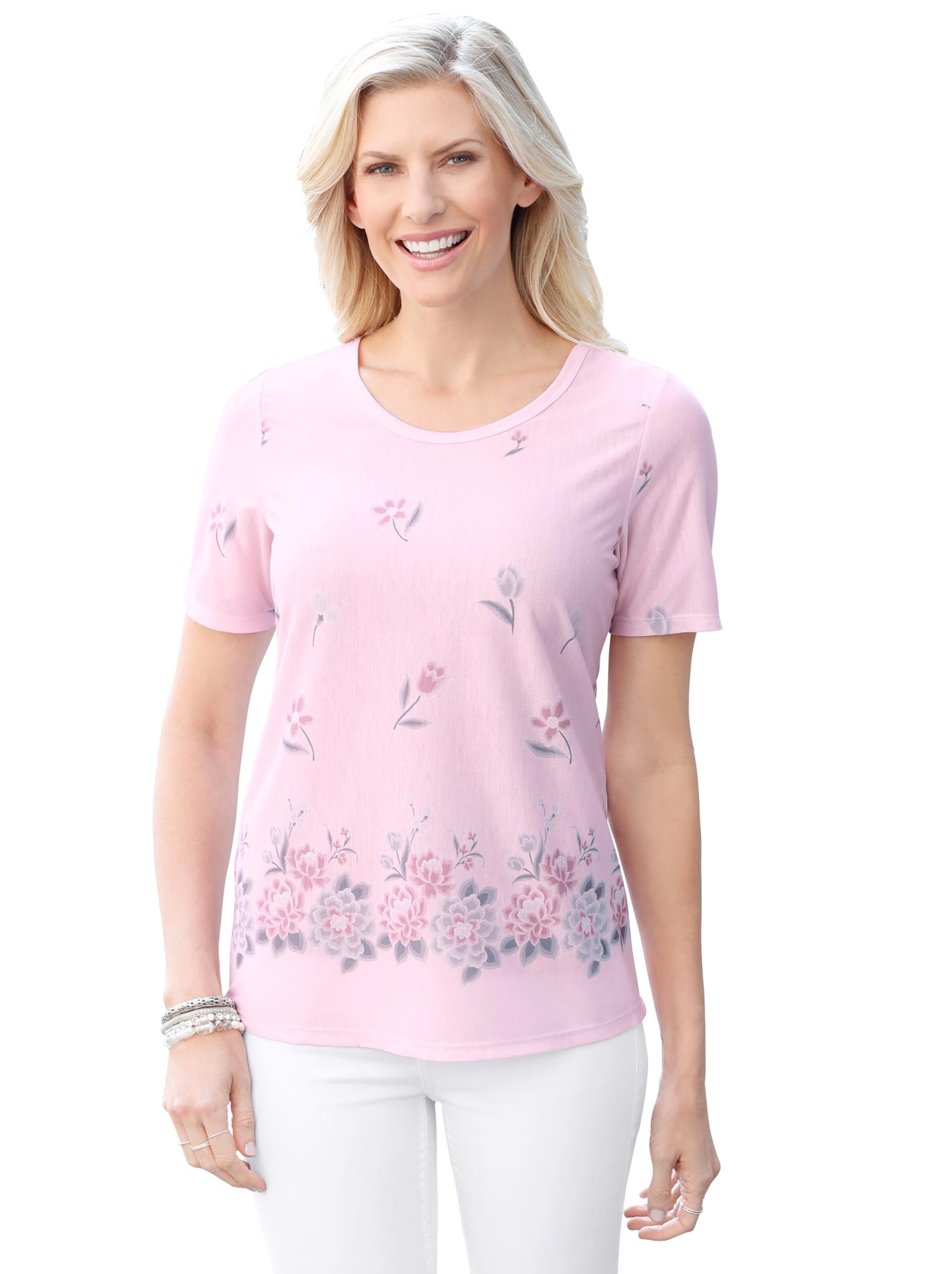 Shirt - rosé-bedruckt