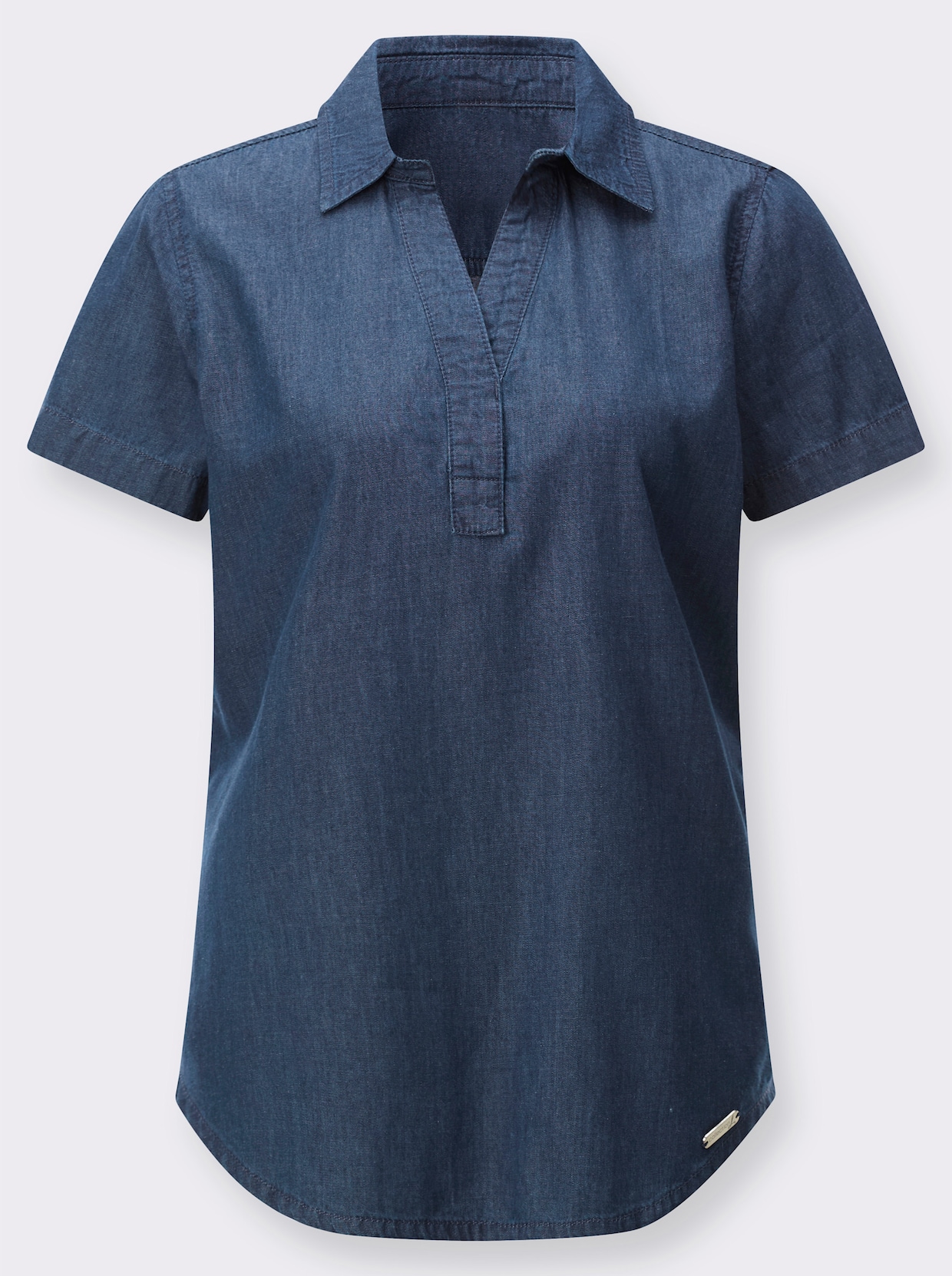 Jeanstunika - blue-stone-washed