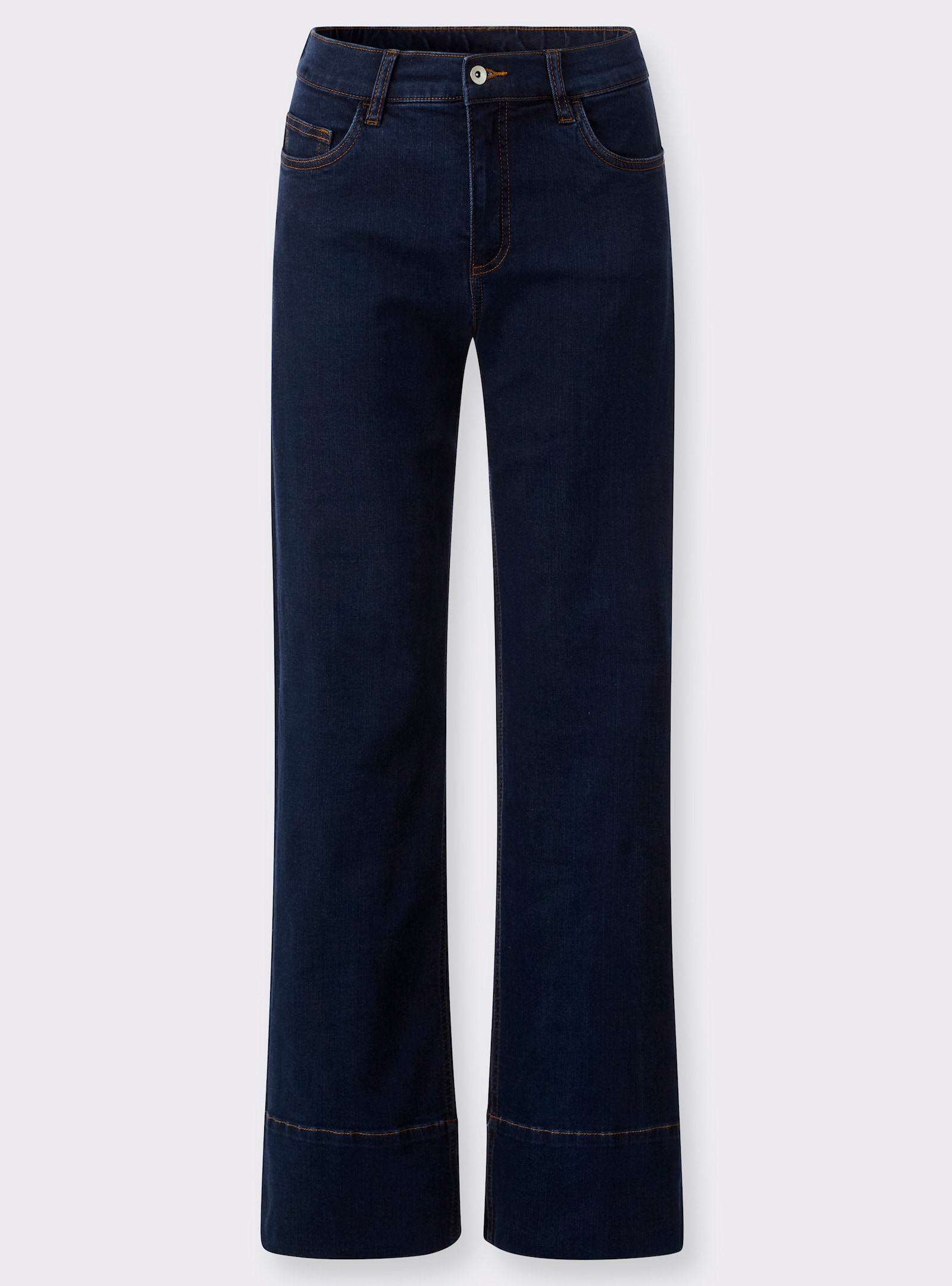 heine 5-Pocket-Jeans mit Dehneinsatz - dark blue