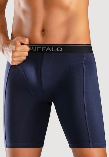 Buffalo Langer Boxer - aquablau, grau, navy