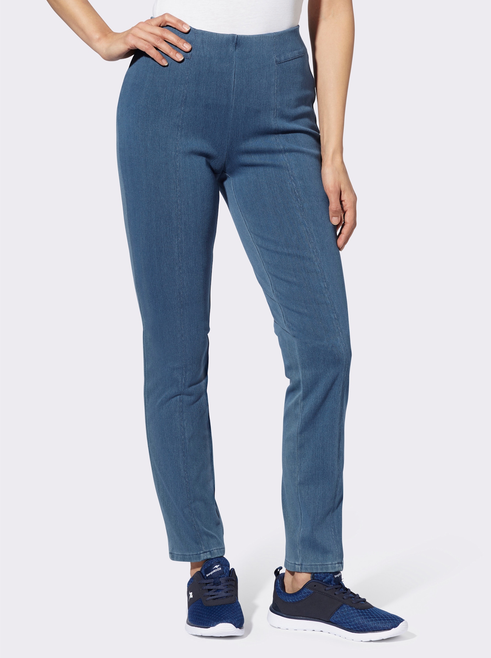 Cosma Jeans met comfortband aan de binnenzijde - blue-bleached