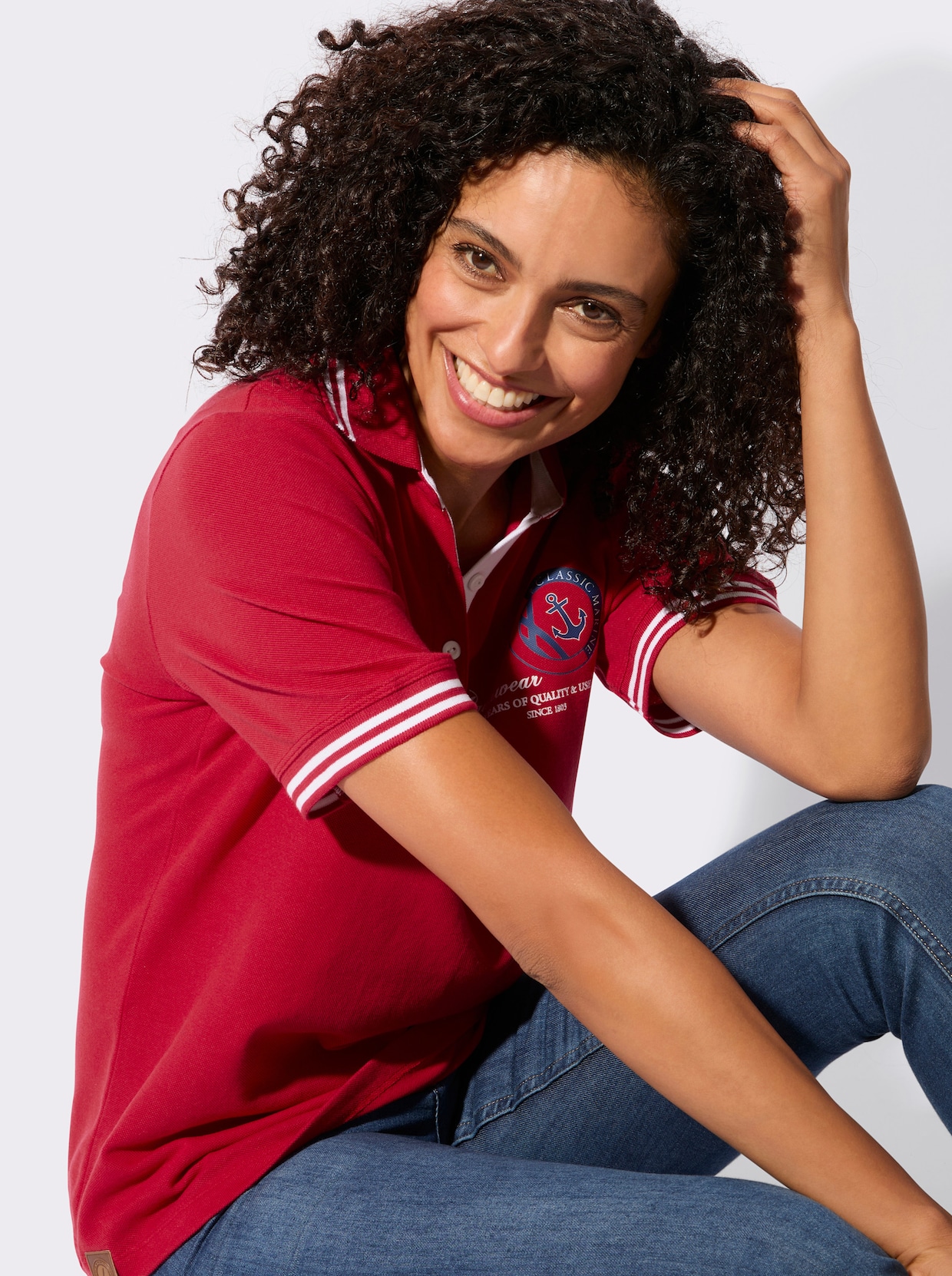 Poloshirt - erdbeere