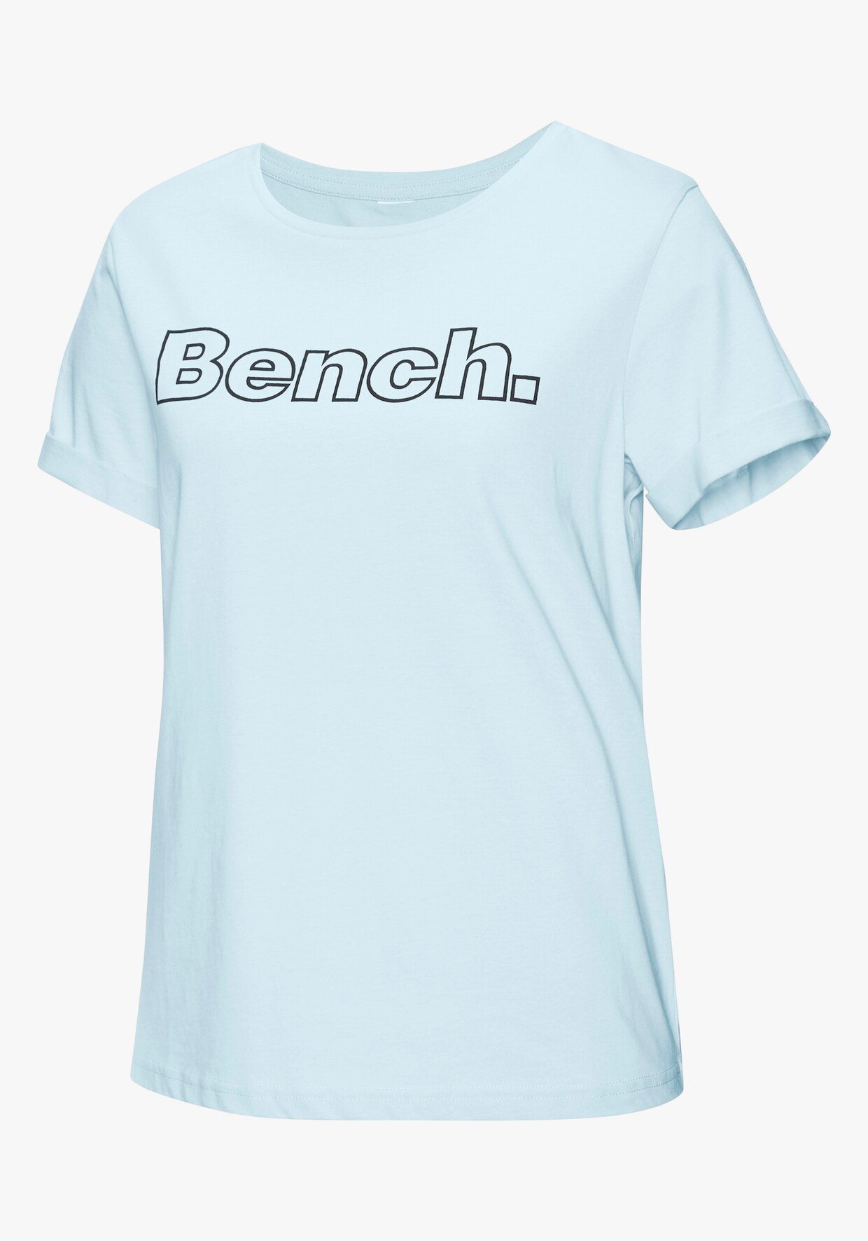 Bench. Loungewear T-Shirt - 1x hell blau, 1x schwarz