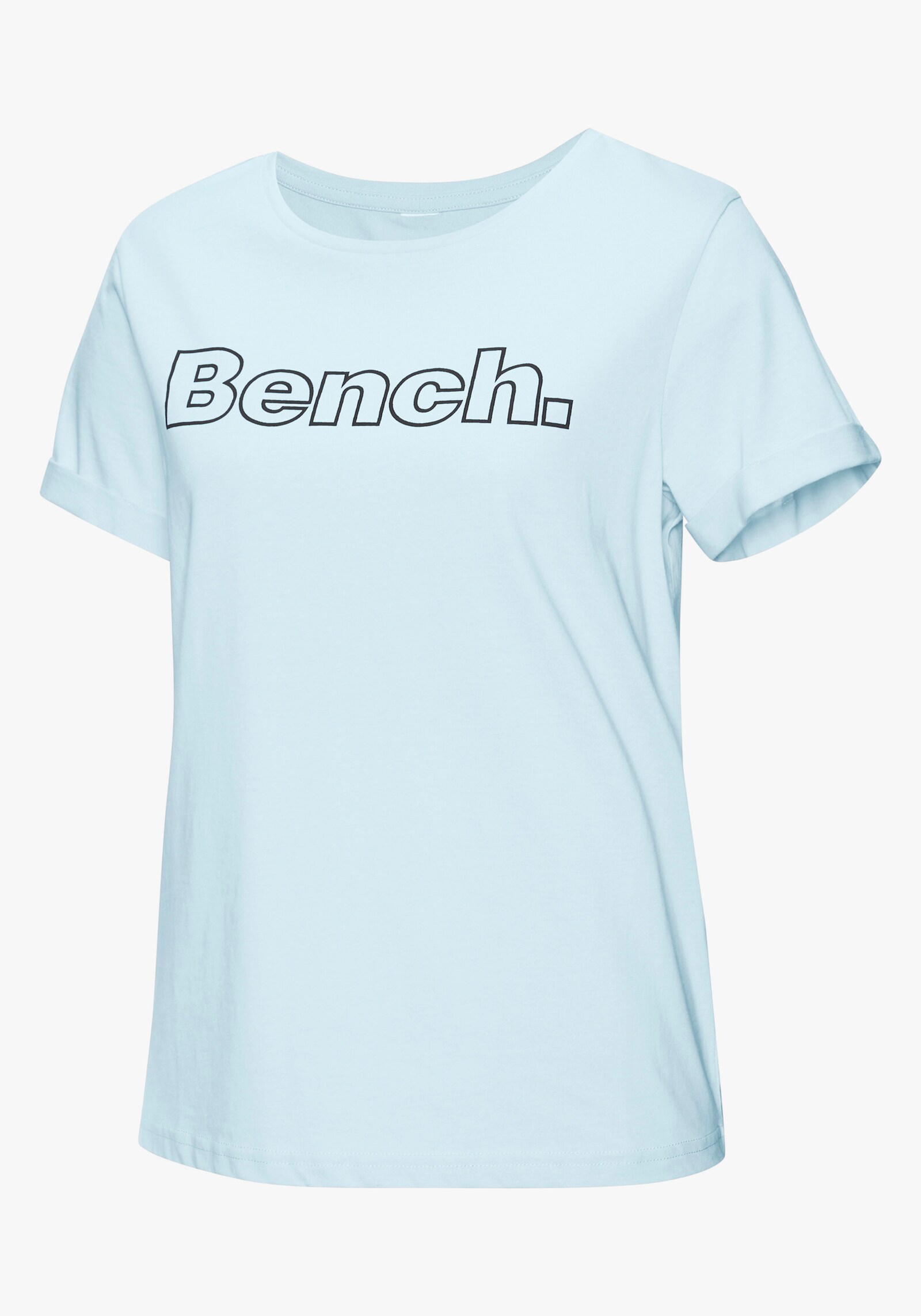 Bench. Loungewear T-Shirt - 1x hell blau, 1x schwarz