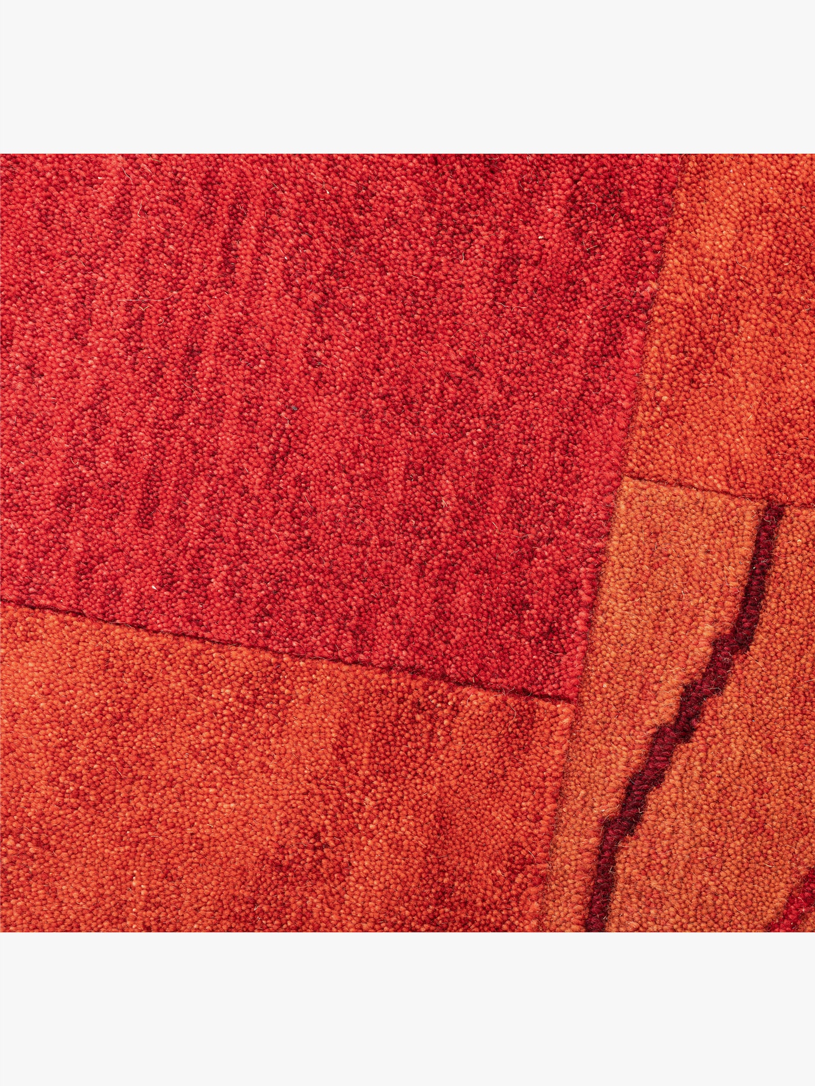 Theko Teppich - rot