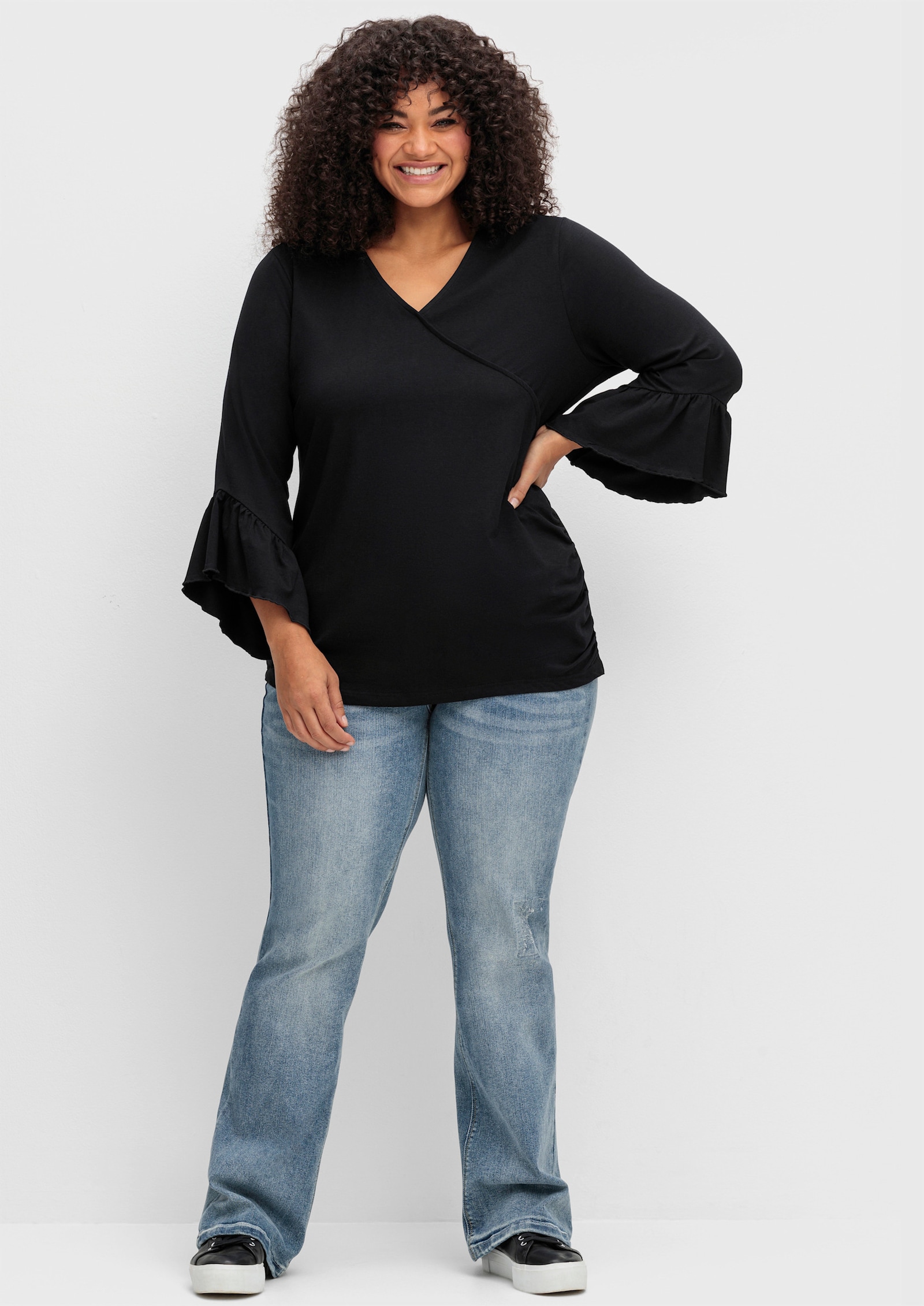 sheego by Joe Browns T-Shirt - schwarz