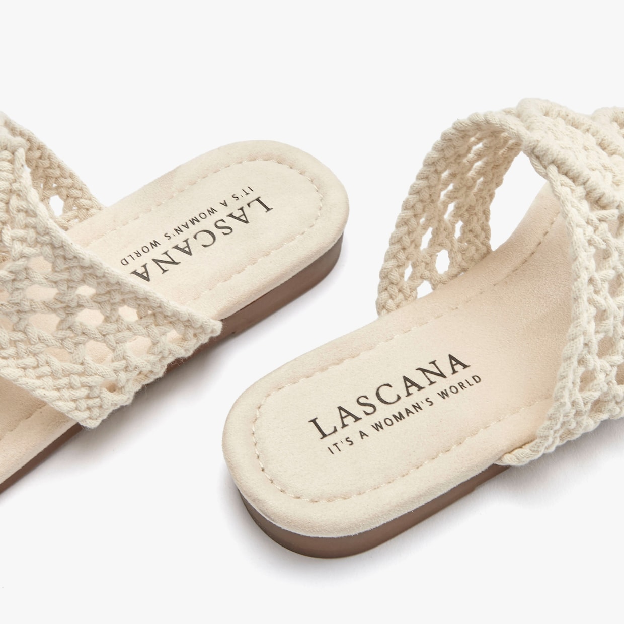 LASCANA Pantolette - beige