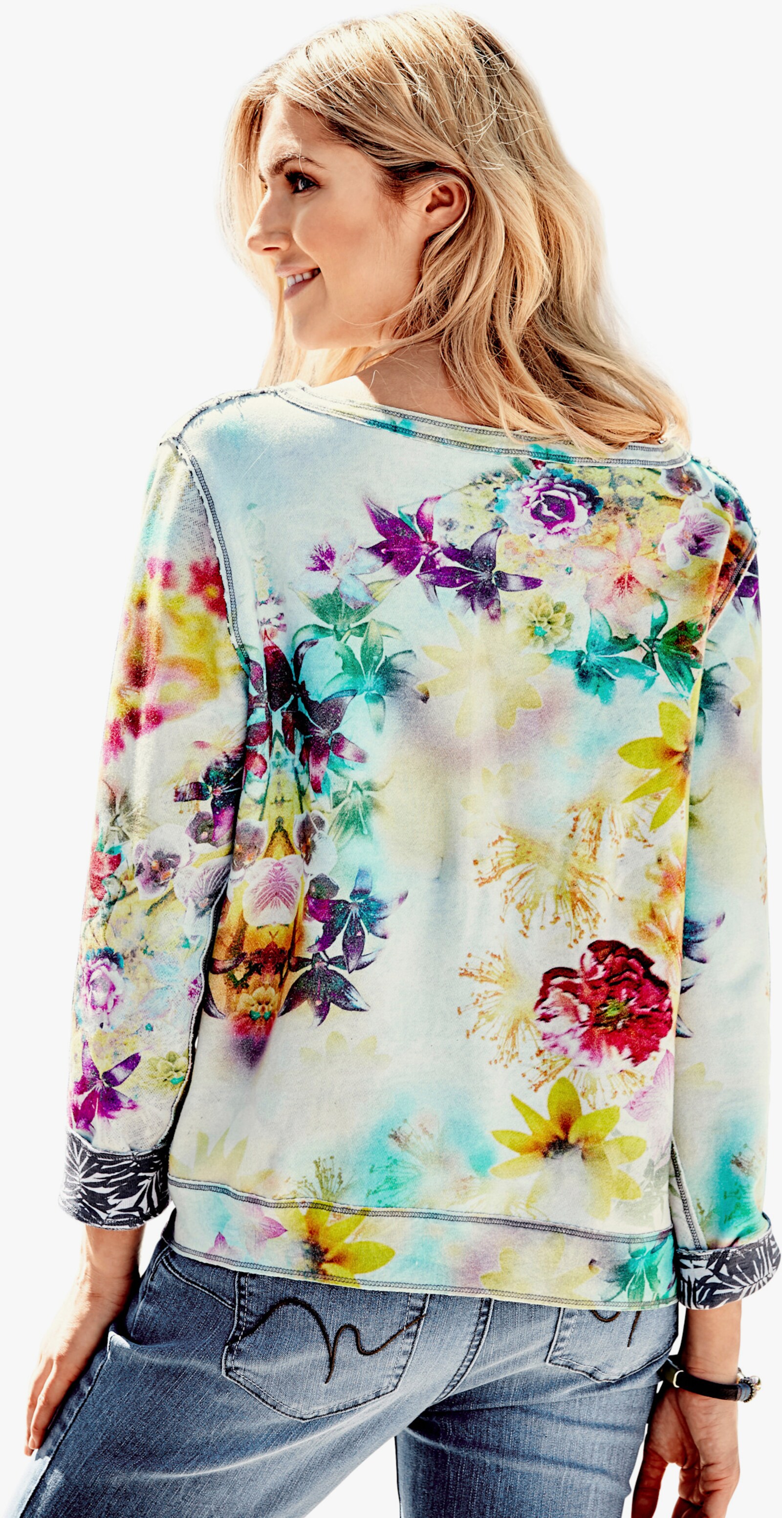 heine Keerbaar shirt van puur katoen - bont