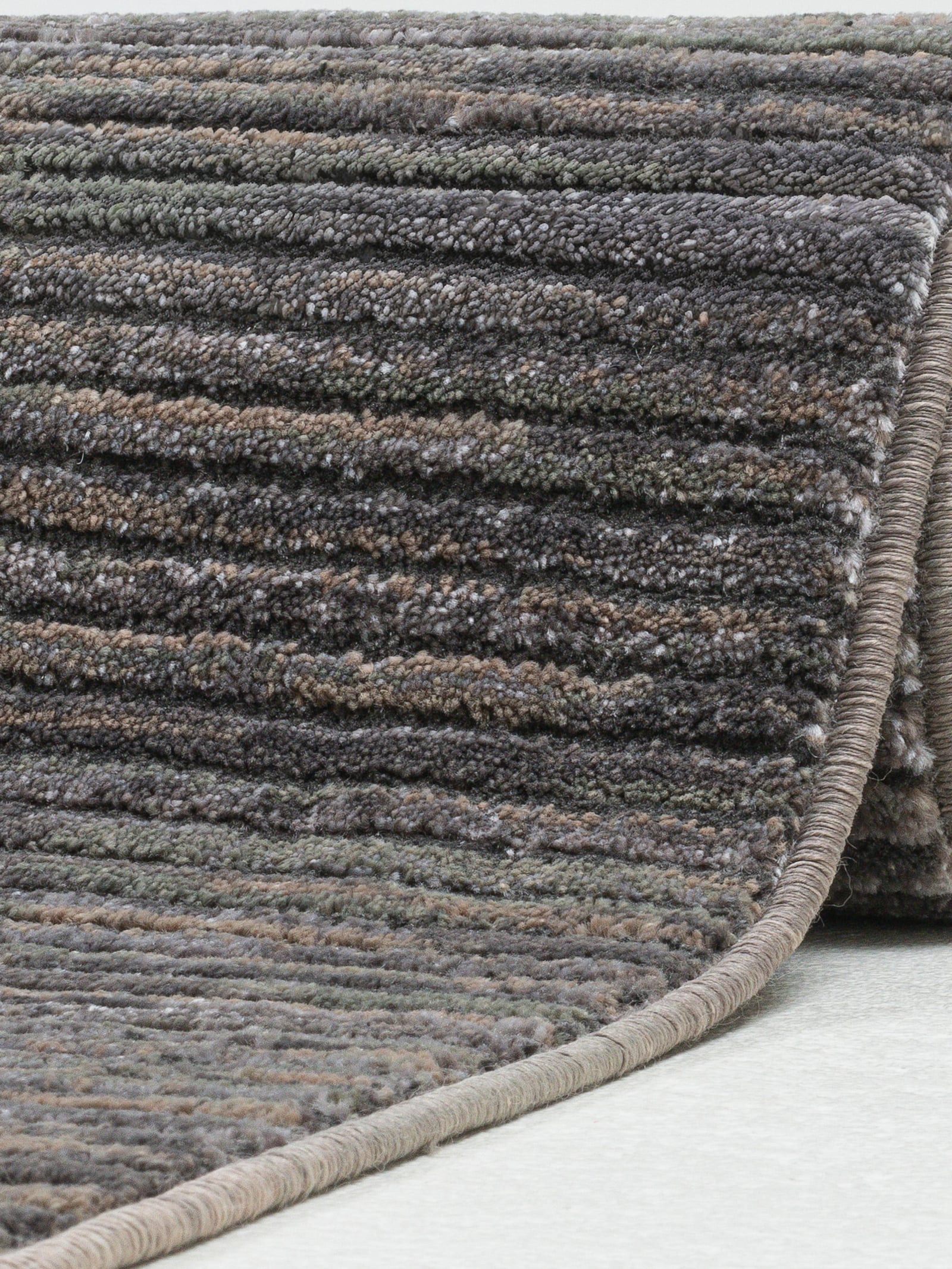 Theko Teppich - dunkelgrau-meliert