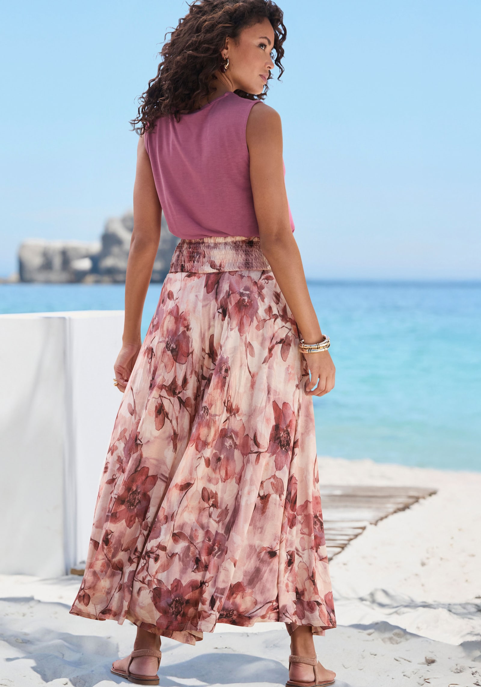 LASCANA Strandtop - bordeaux
