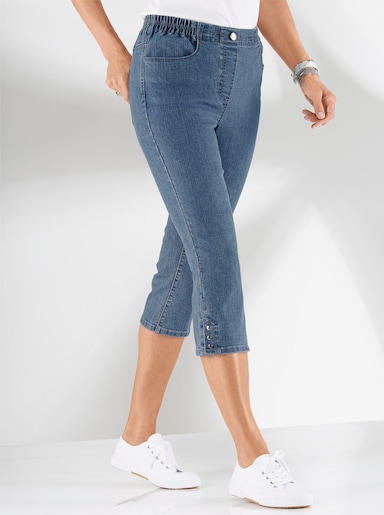 Capri-jeans - blue-bleached