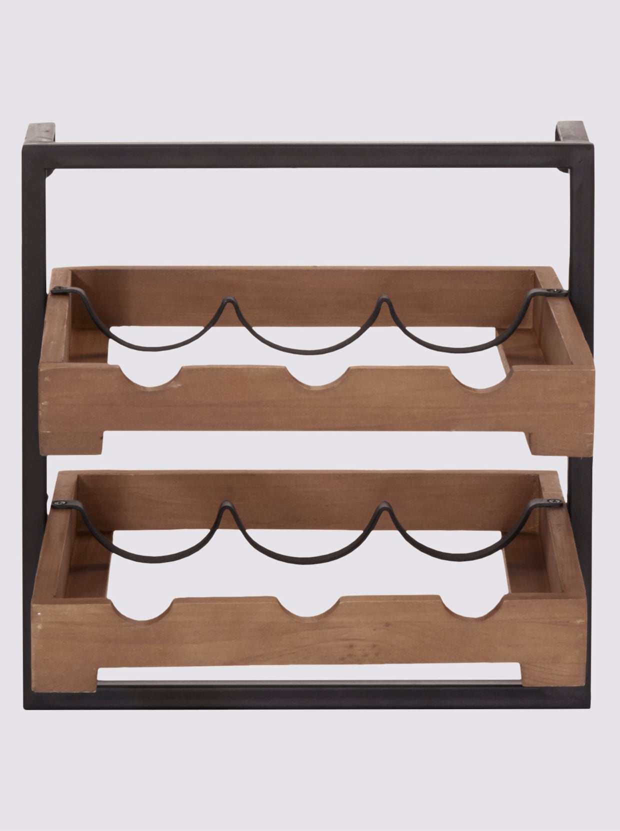 heine home Regal - braun-schwarz