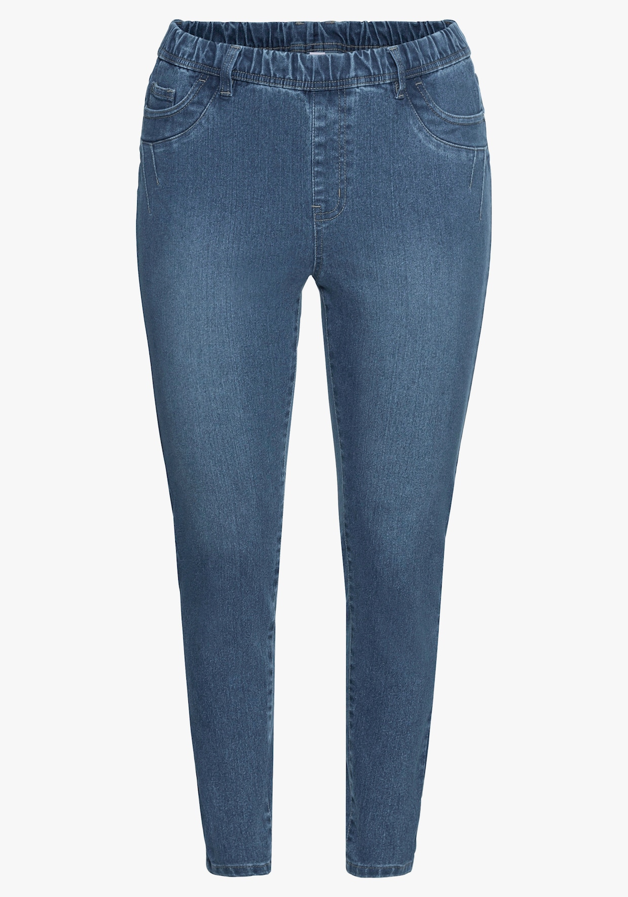 sheego Jeggings - light blue-denim