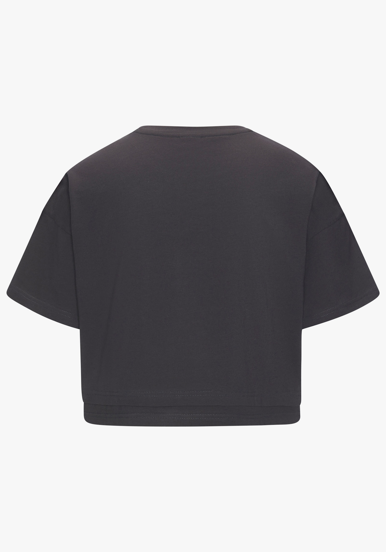 LASCANA Kurzarmshirt - anthrazit