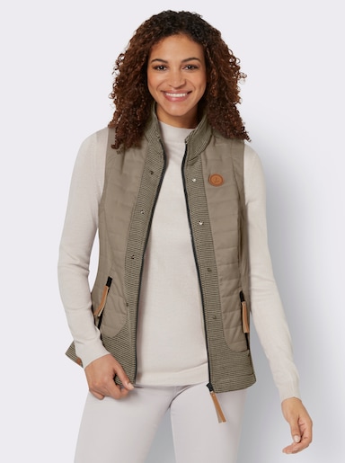 Weste mit Nietenverzierung - sesam