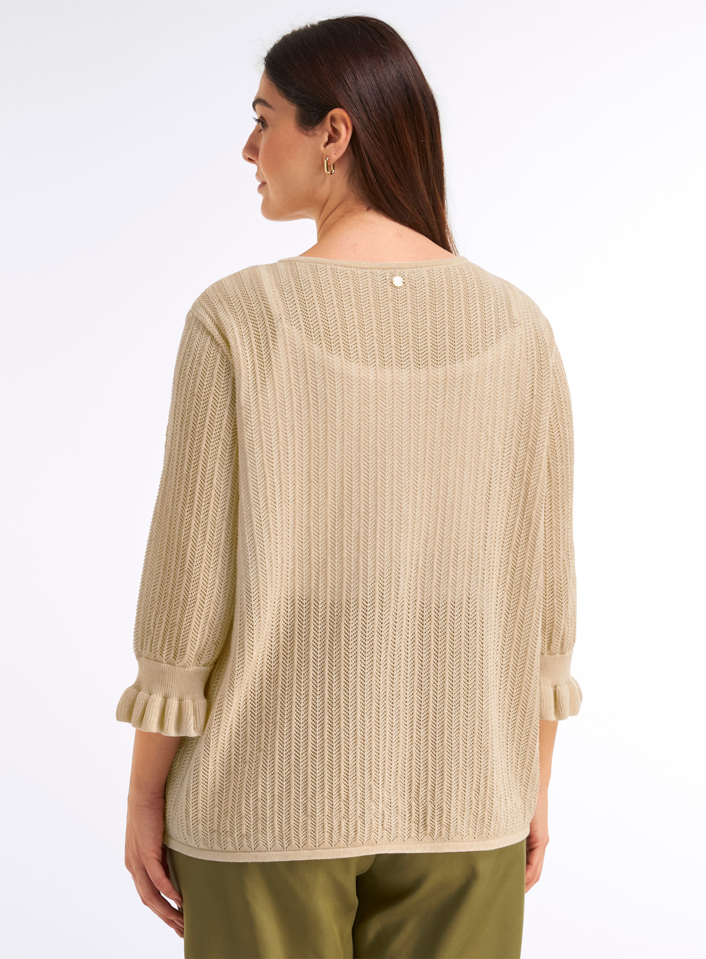 Ajourstrickjacke