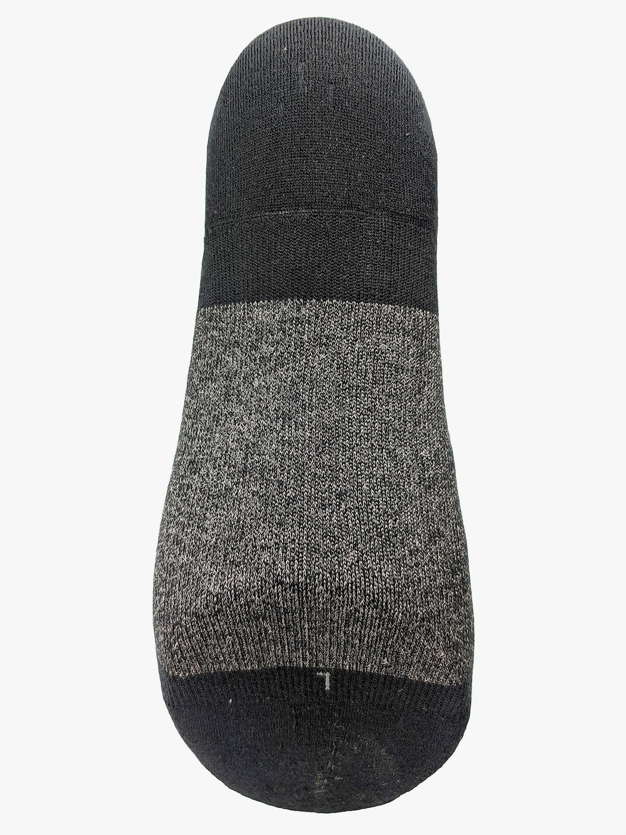 Kompressionsstrümpfe mit Baumwoll-Frottee - schwarz