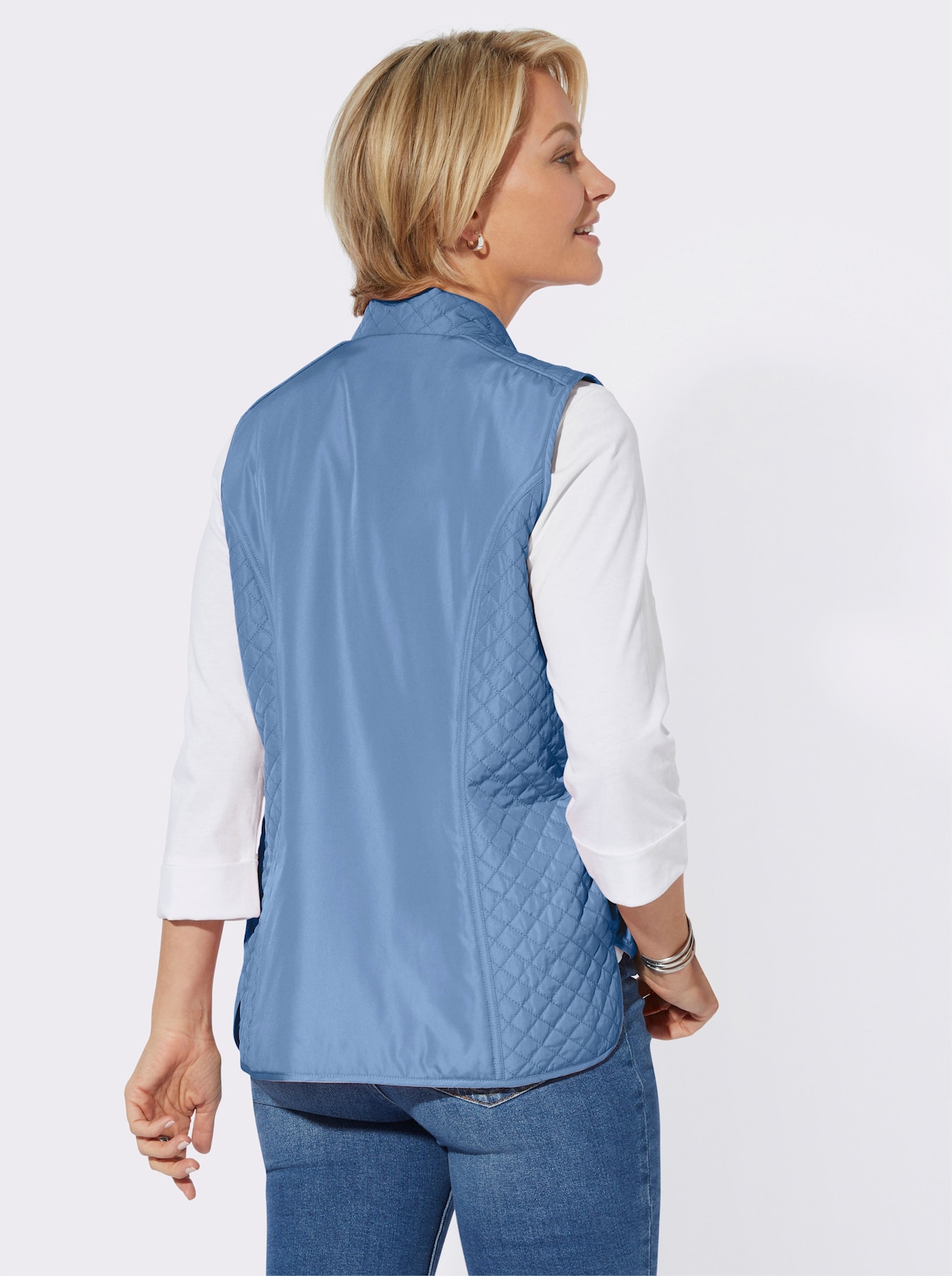 Gilet - middenblauw